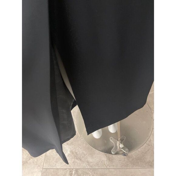 Michele Women Black Belted Maxi Skirt Size 10 NWT - Picture 4 of 7